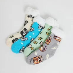Panda Sherpa Socks