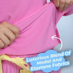 Pink Cooling Long Sleeve PJ Top