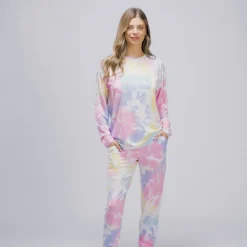 Pink Cooling Long Sleeve PJ Top