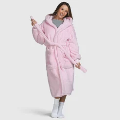 Pink Fluffy Dressing Gown