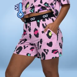 Pink Leopard Cooling PJ Short