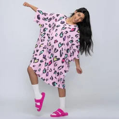 Pink Leopard Sleep Tee Nightie