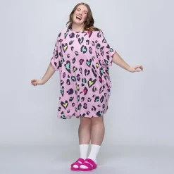 Pink Leopard Sleep Tee Nightie