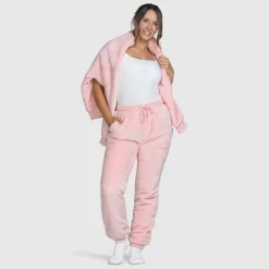 Pink Sherpa Cuffed Pant