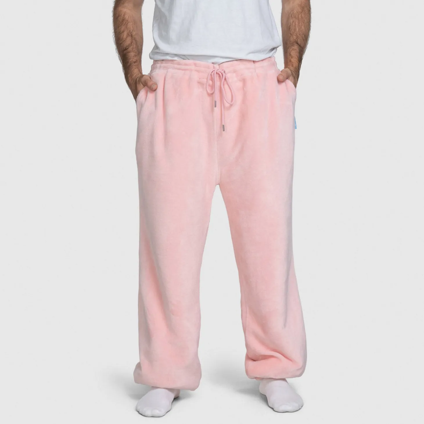 Pink Sherpa Cuffed Pant