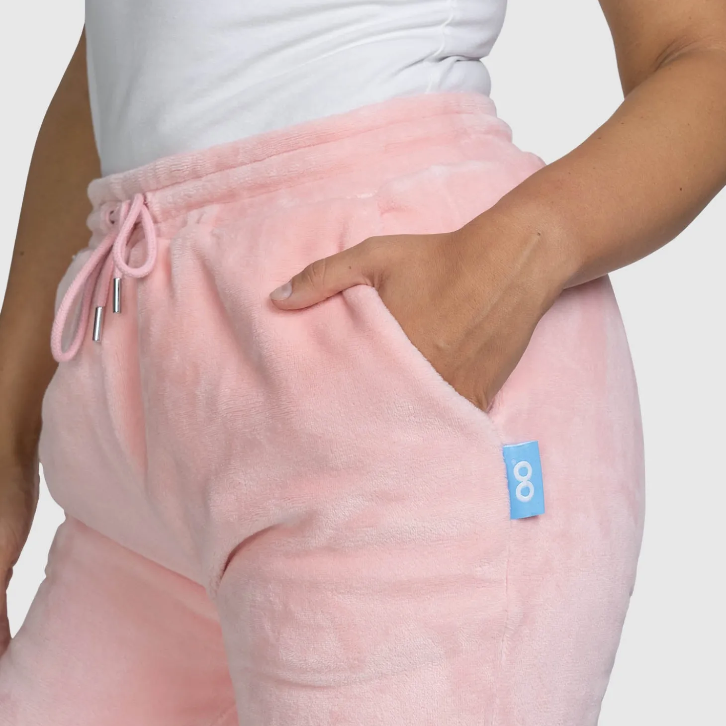 Pink Sherpa Cuffed Pant