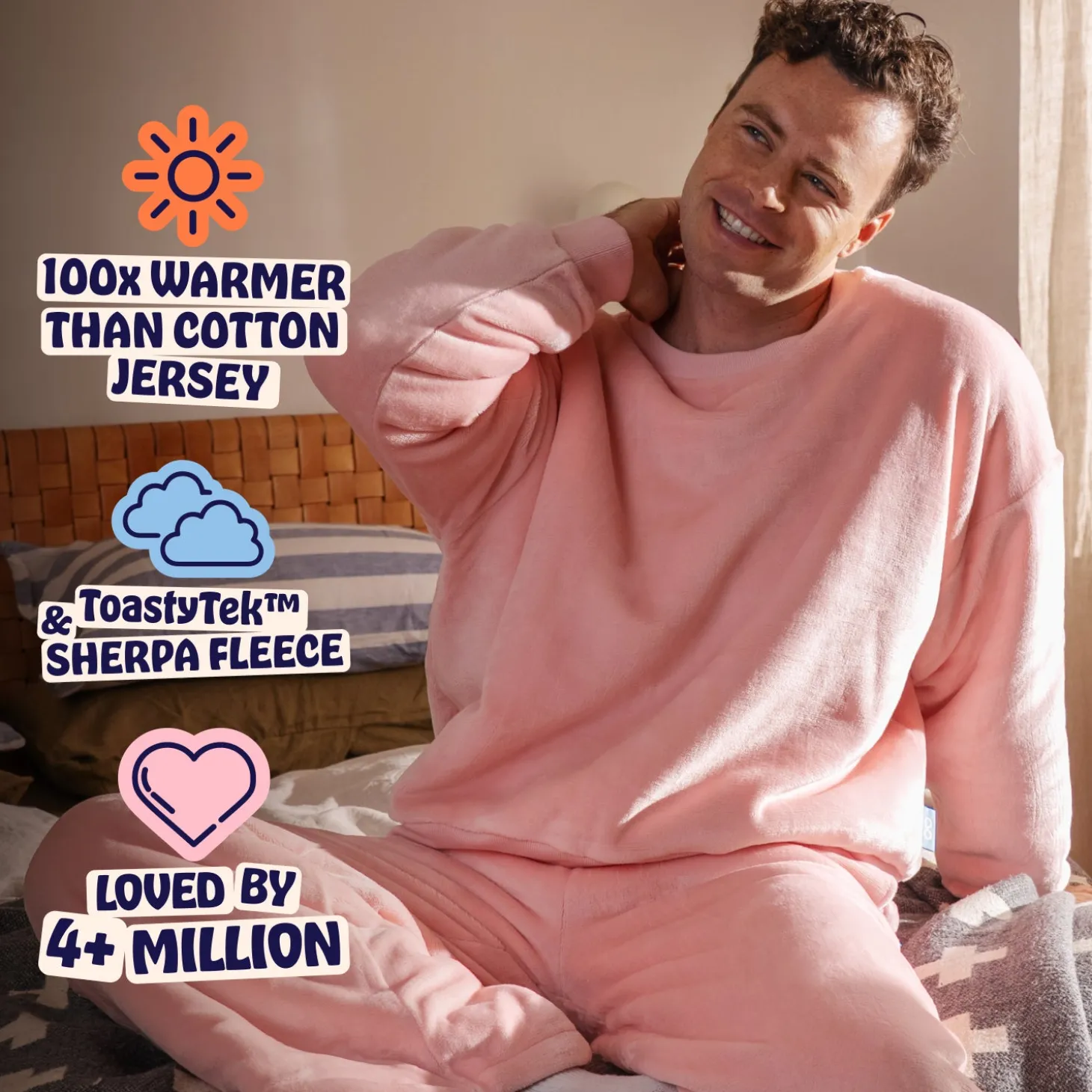 Pink Sherpa Jumper