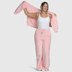 Pink Sherpa Wide Leg Pant