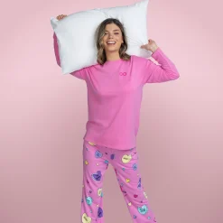 Pink Warming Long Sleeve PJ Top