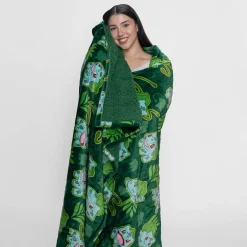 Pokémon Bulbasaur Sherpa Blanket Licensed