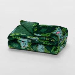 Pokémon Bulbasaur Sherpa Blanket Licensed