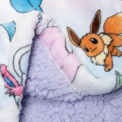 Pokémon Eeveelution Sherpa Blanket Licensed