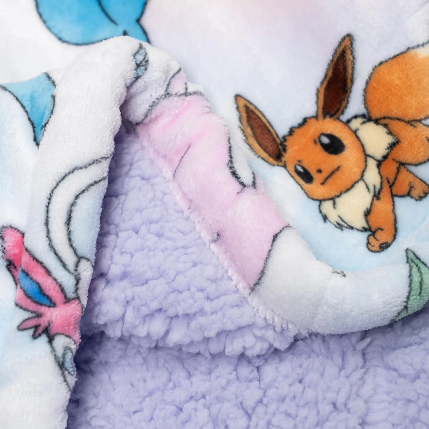 Pokémon Eeveelution Sherpa Blanket Licensed