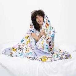 Pokémon Eeveelution Sherpa Blanket Licensed