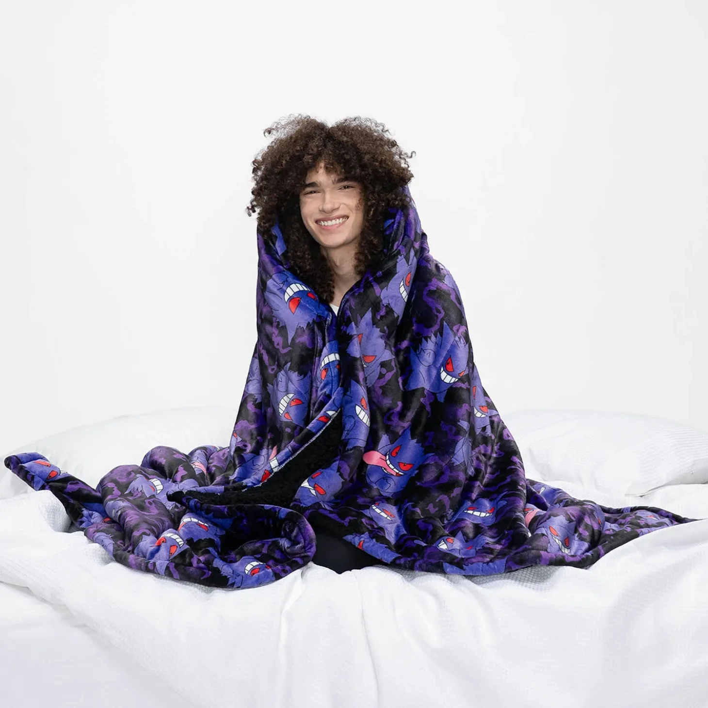Pokémon Gengar Sherpa Blanket Licensed