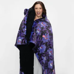 Pokémon Gengar Sherpa Blanket Licensed