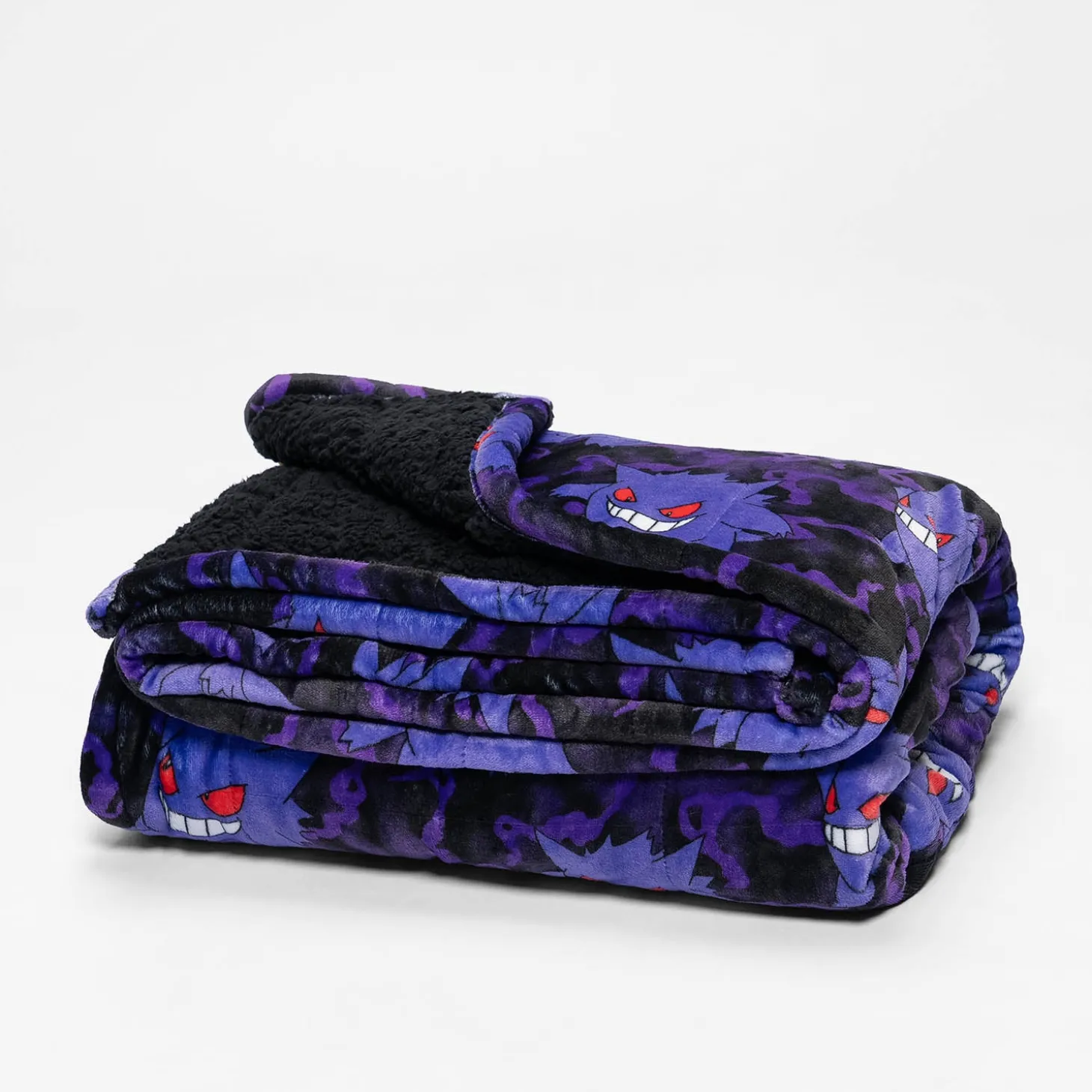 Pokémon Gengar Sherpa Blanket Licensed