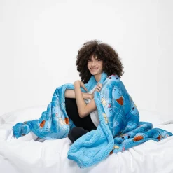 Pokémon Squirtle Sherpa Blanket Licensed