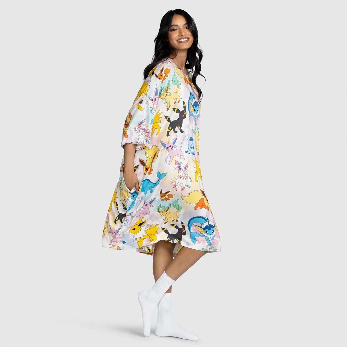 Pokémon Eevee Evolutions Sleep Tee Nightie Licensed