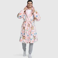 Pokémon Eevee Flowers Sherpa Dressing Gown Licensed