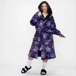 Pokémon Gengar Sherpa Dressing Gown Licensed