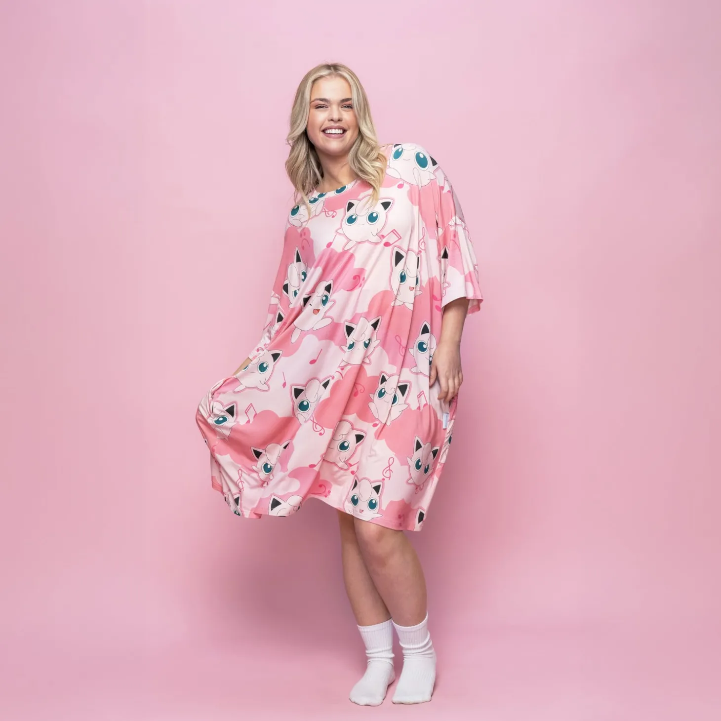 Pokémon Jigglypuff Sleep Tee Nightie Licensed