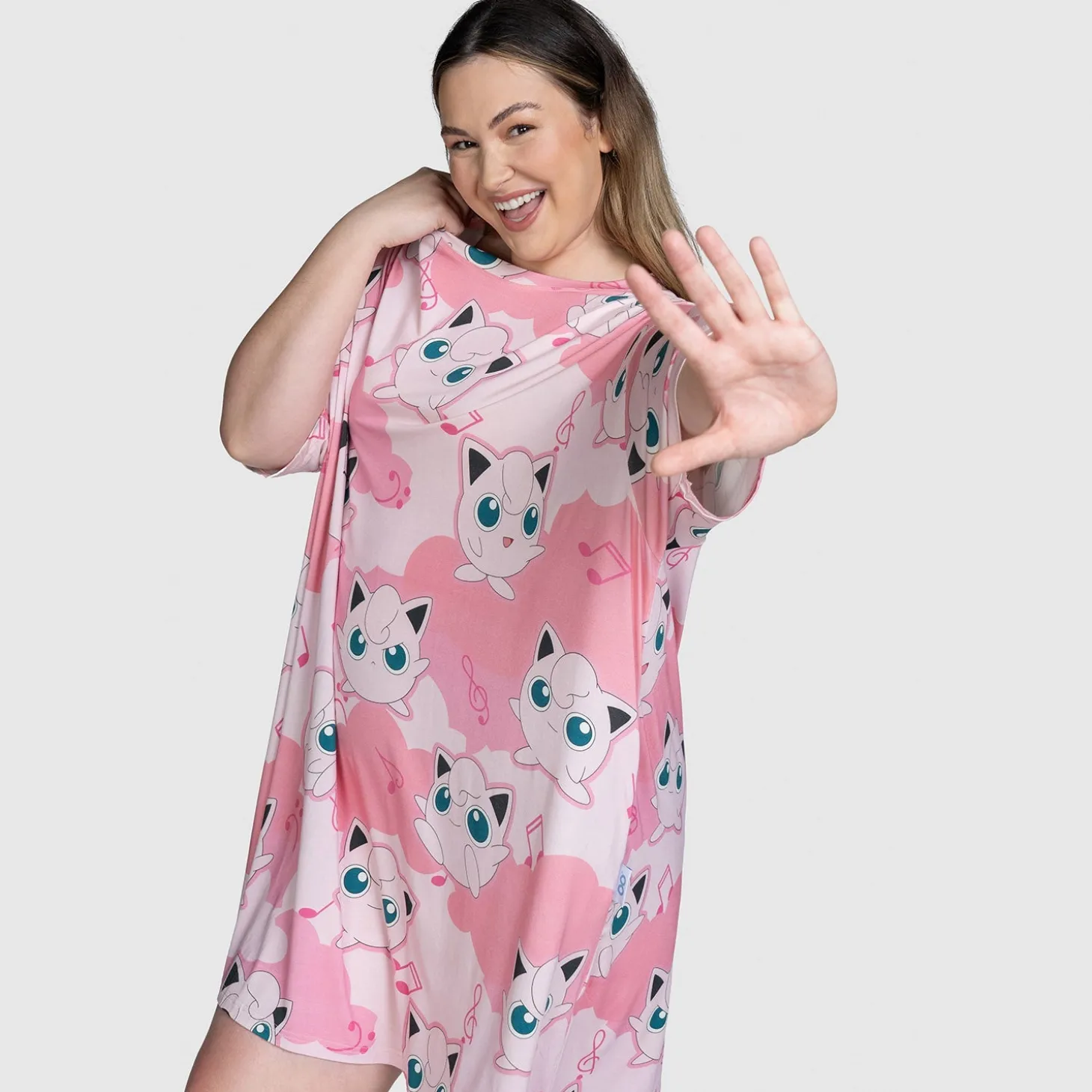 Pokémon Jigglypuff Sleep Tee Nightie Licensed