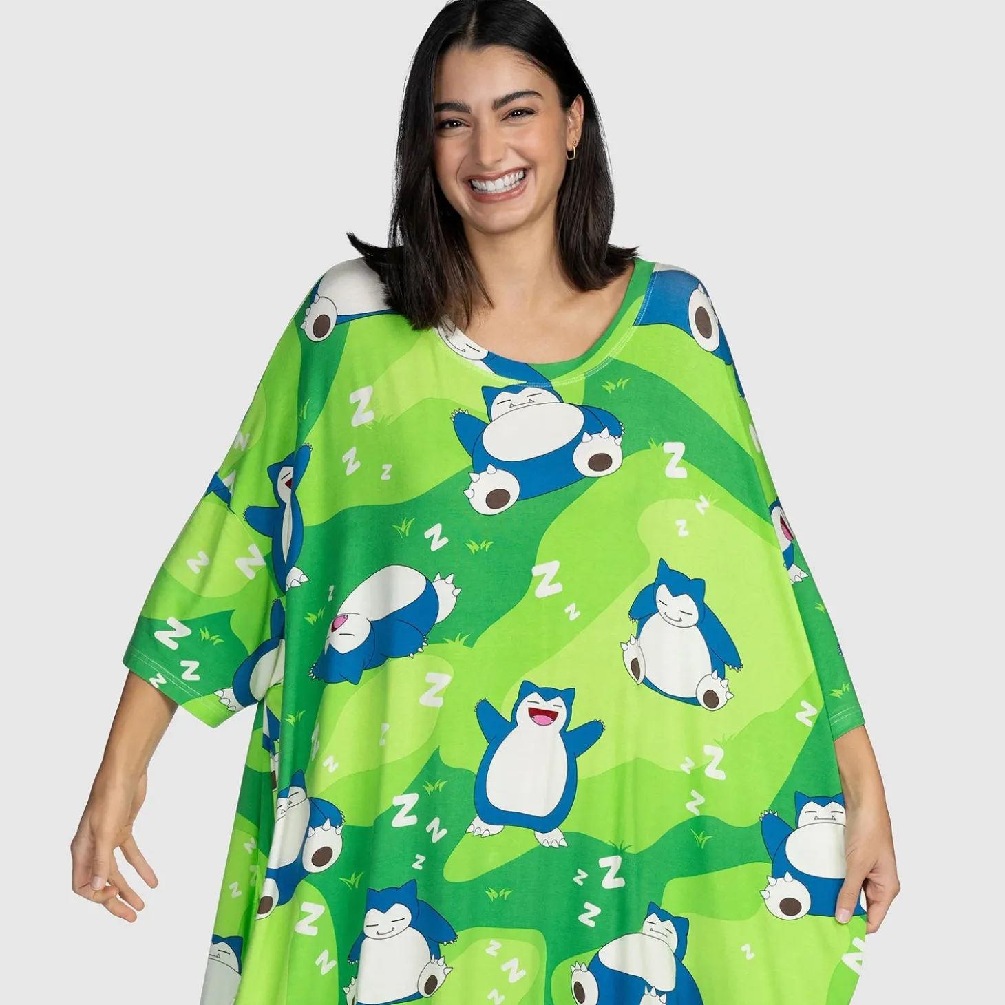 Pokémon Snorlax Sleep Tee Nightie Licensed