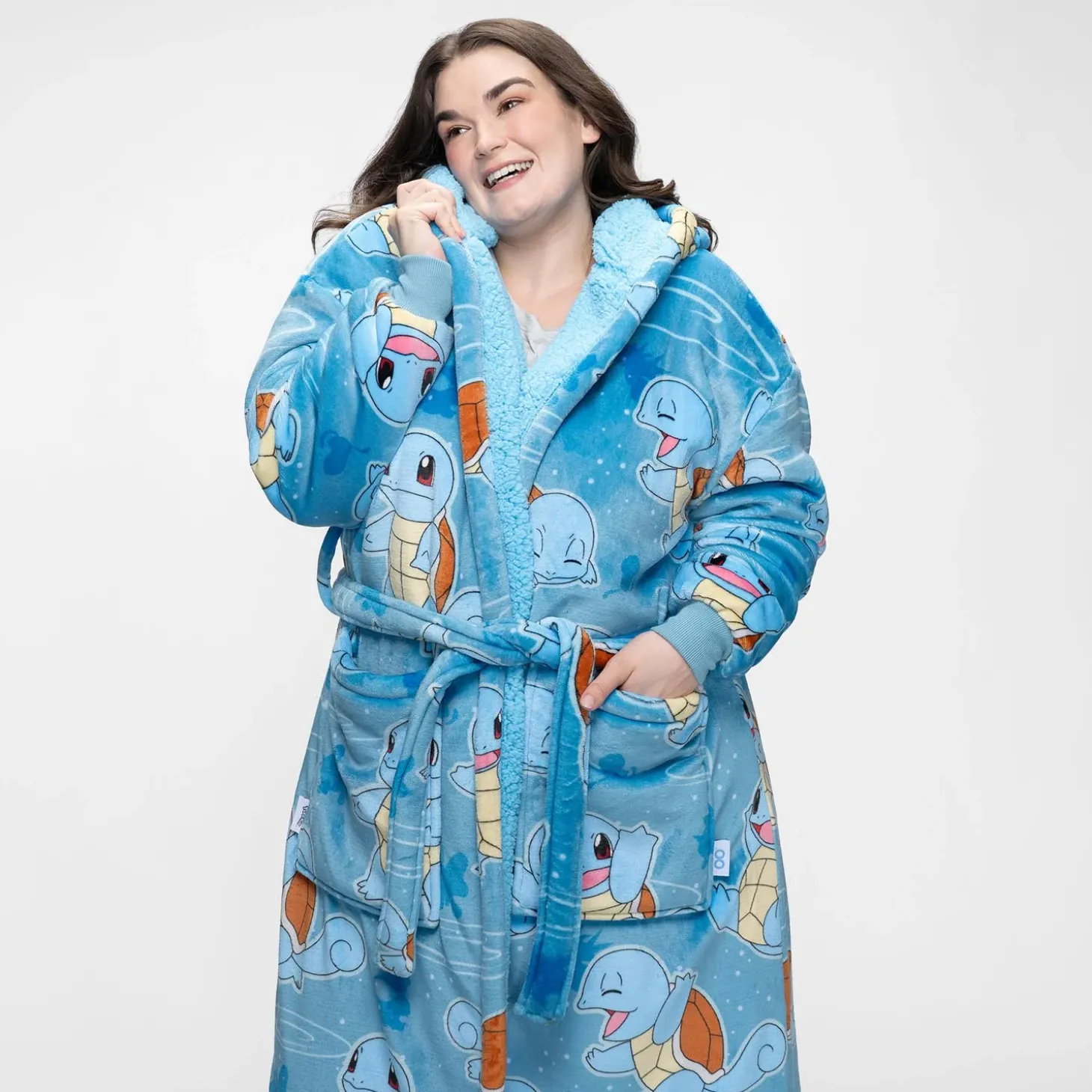 Pokémon Squirtle Sherpa Dressing Gown Licensed