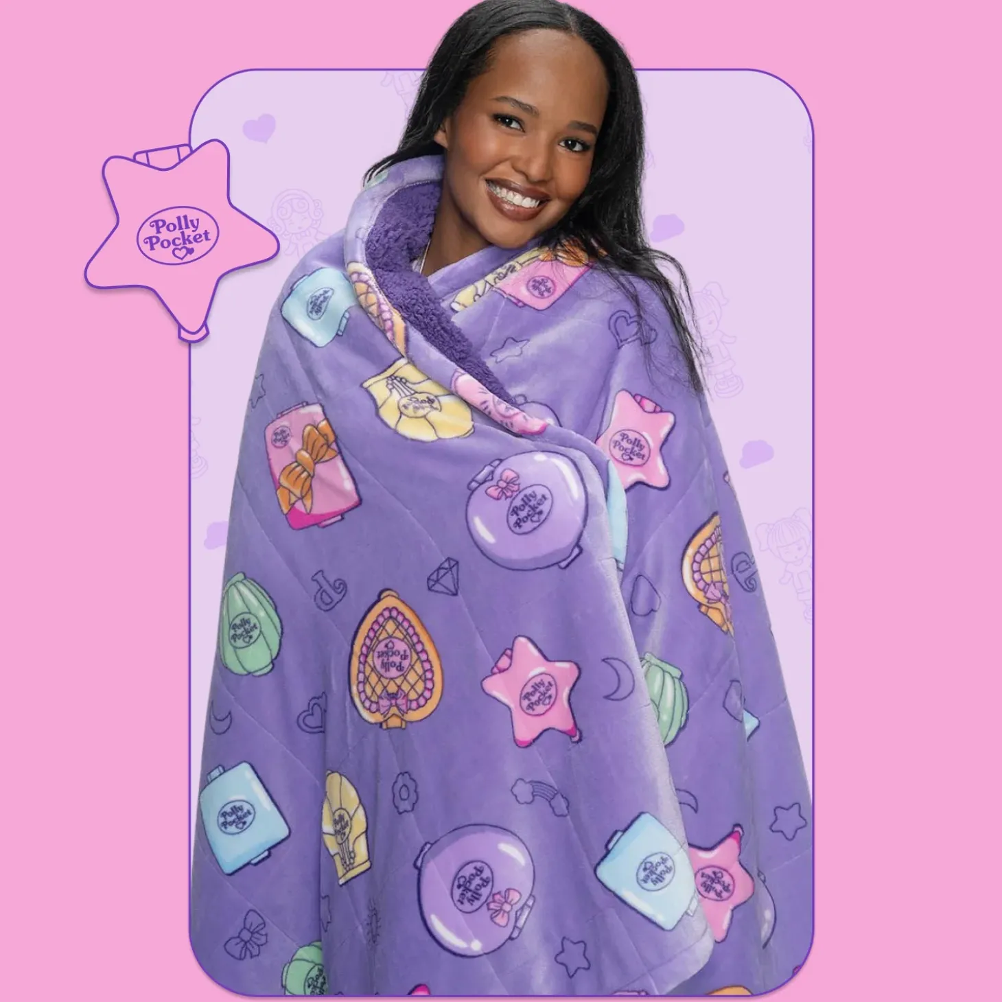 Polly Pocket Sherpa Blanket Licensed