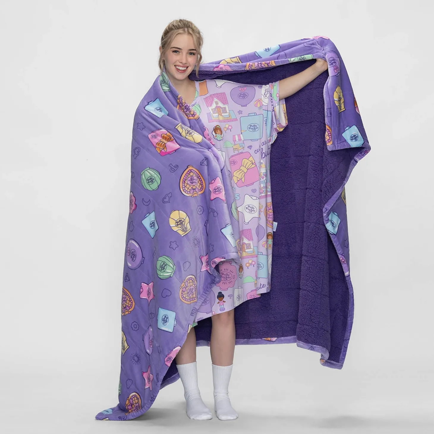 Polly Pocket Sherpa Blanket Licensed