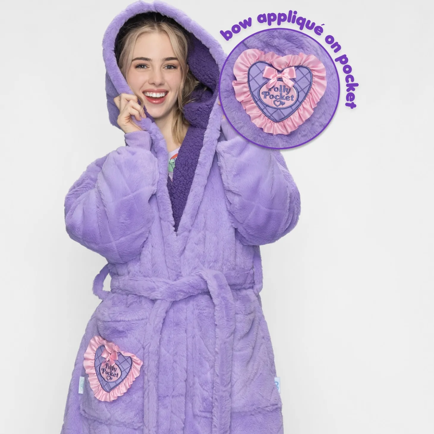 Polly Pocket Sherpa Dressing Gown Licensed