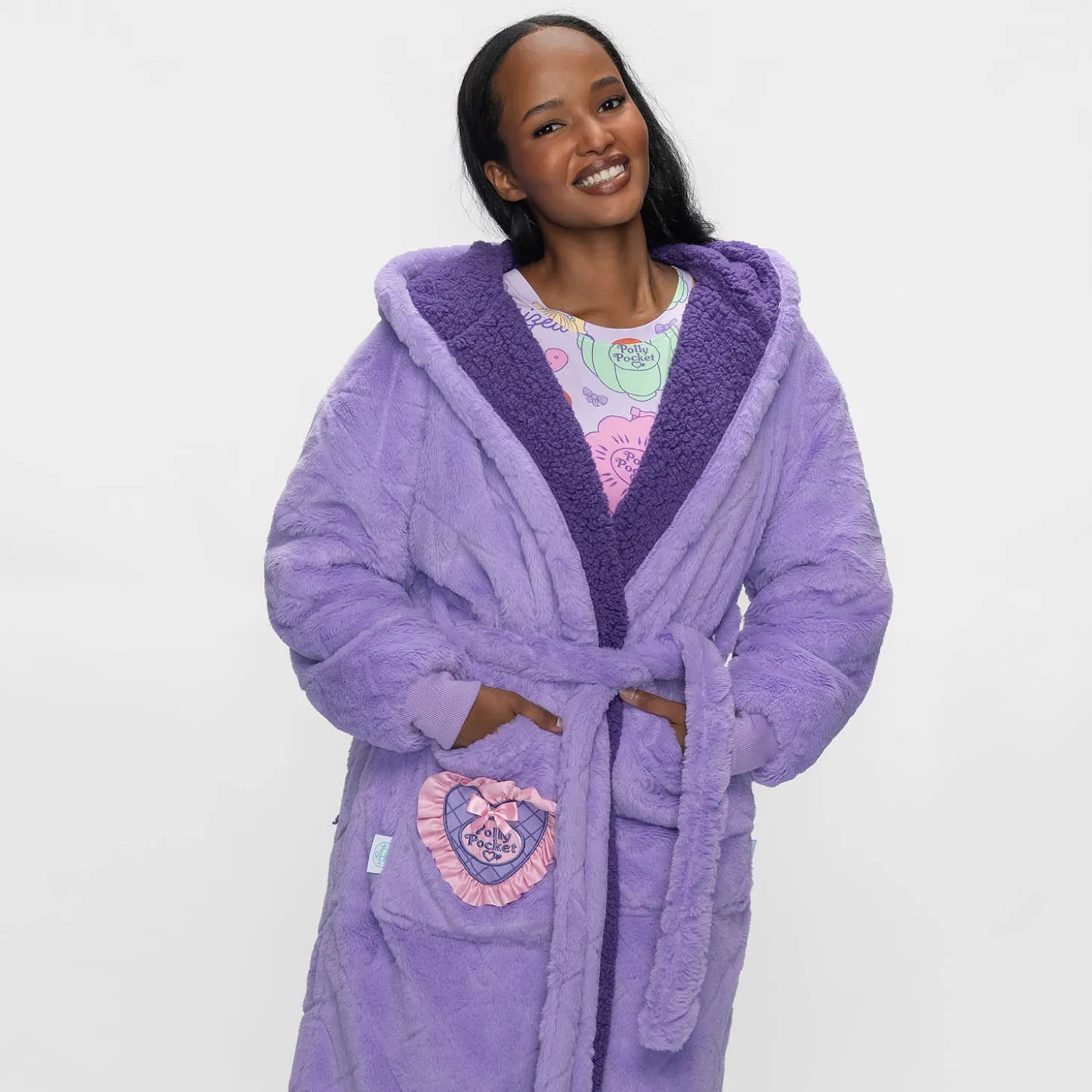 Polly Pocket Sherpa Dressing Gown Licensed