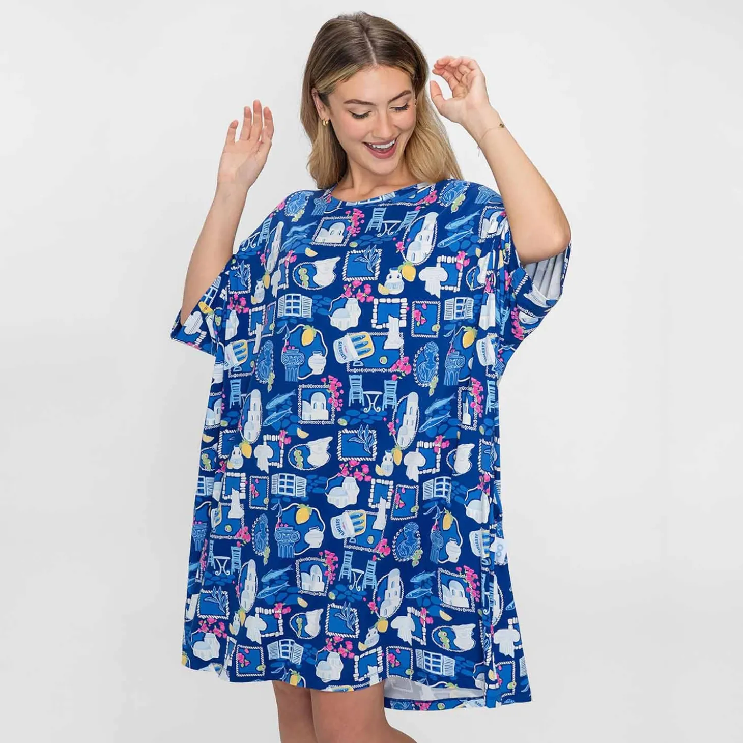 Santorini Sleep Tee Nightie
