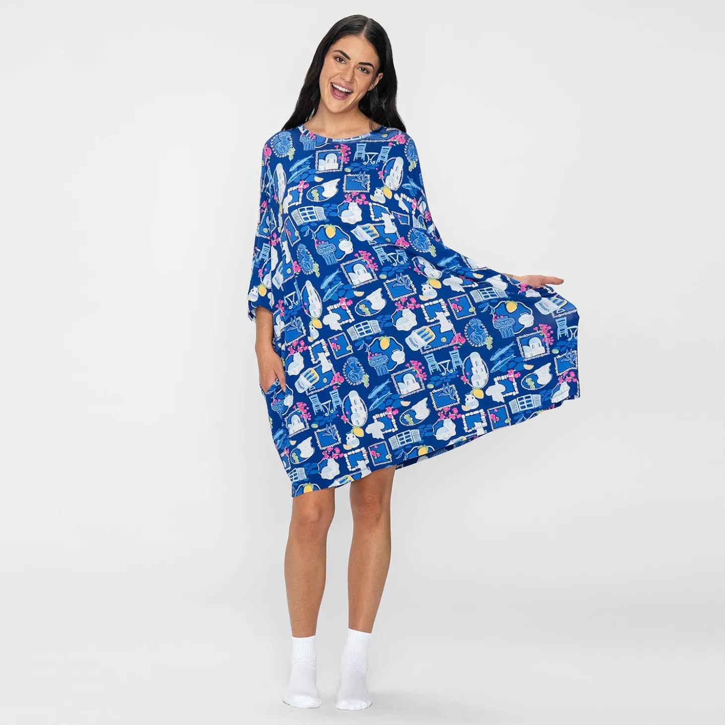 Santorini Sleep Tee Nightie