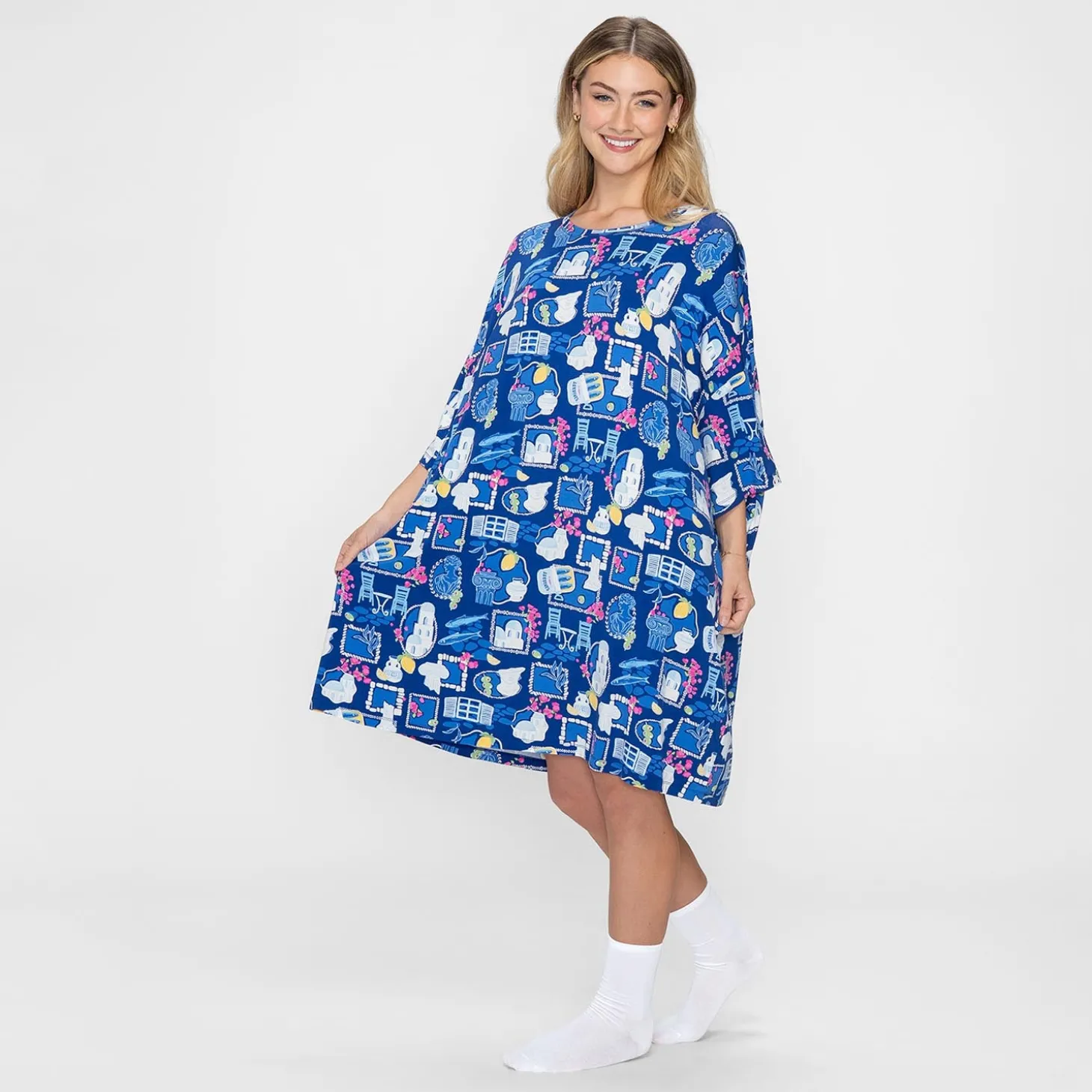 Santorini Sleep Tee Nightie