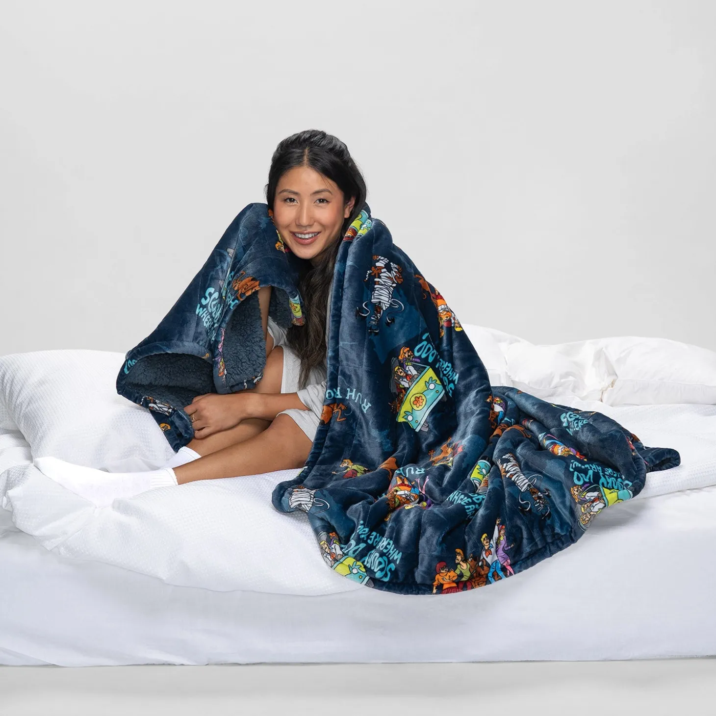 Scooby Doo Sherpa Blanket Licensed