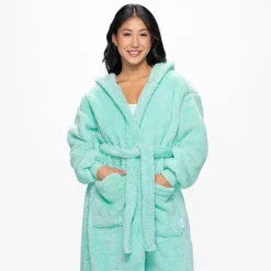 Seafoam Fluffy Dressing Gown