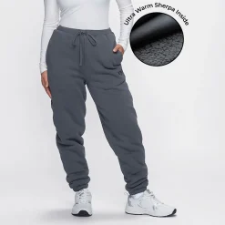 Slate Sherpa Lined Cuff Trackpant