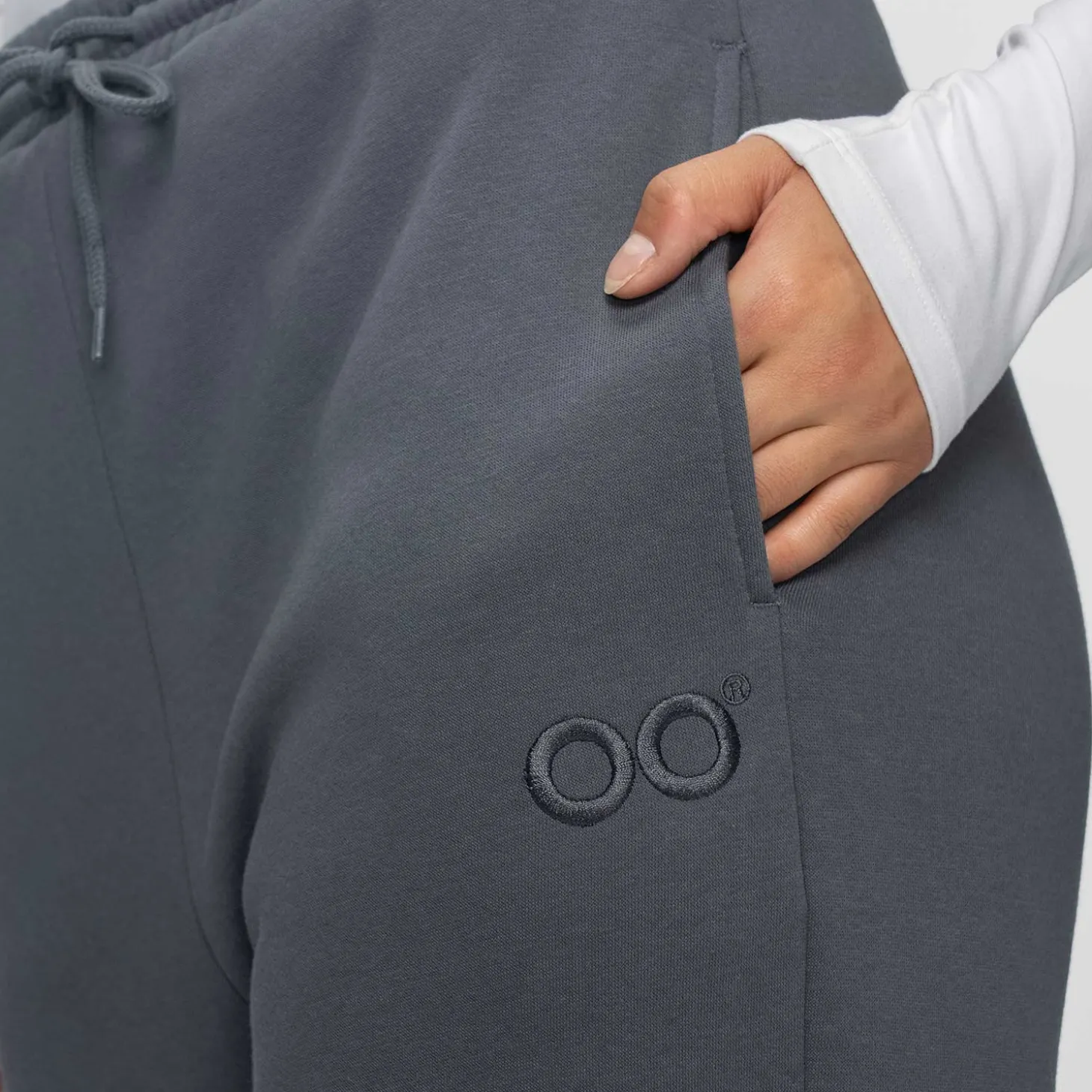 Slate Sherpa Lined Cuff Trackpant