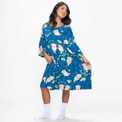Swimming Otters Sleep Tee Nightie
