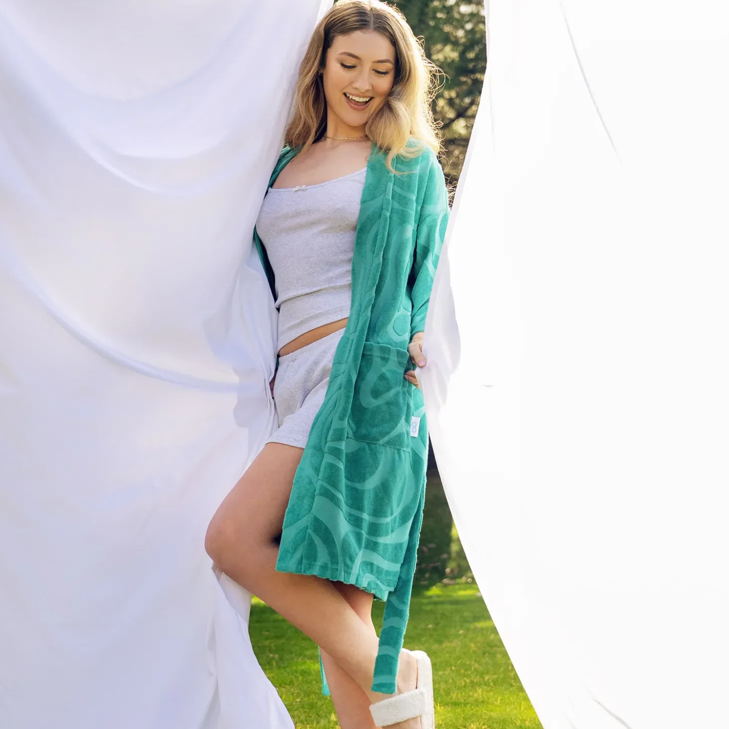 Swirl Summer Dressing Gown