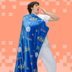 Tamagotchi Sherpa Blanket Licensed