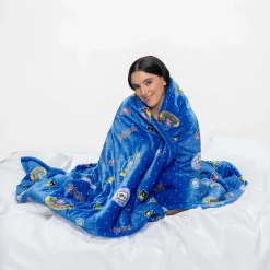 Tamagotchi Sherpa Blanket Licensed