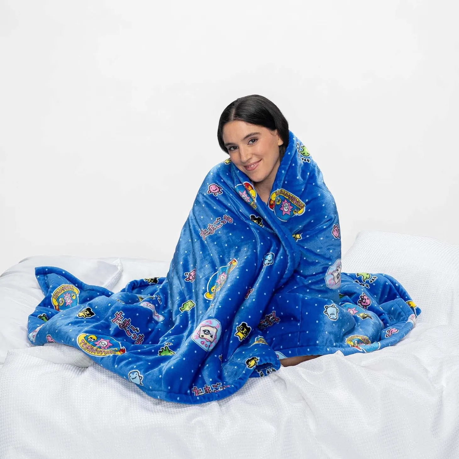 Tamagotchi Sherpa Blanket Licensed