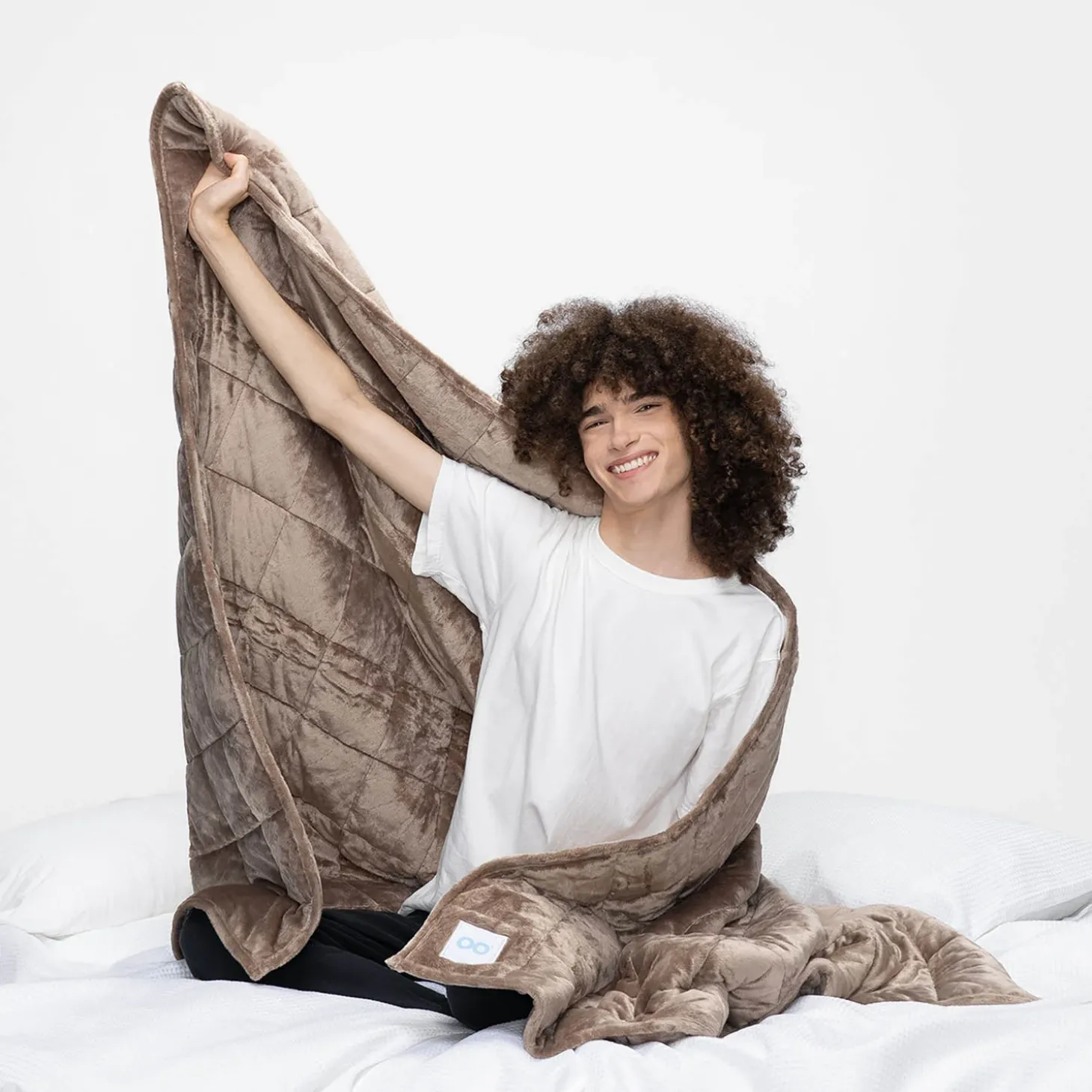 Tan Weighted Blanket