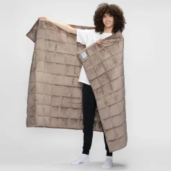 Tan Weighted Blanket