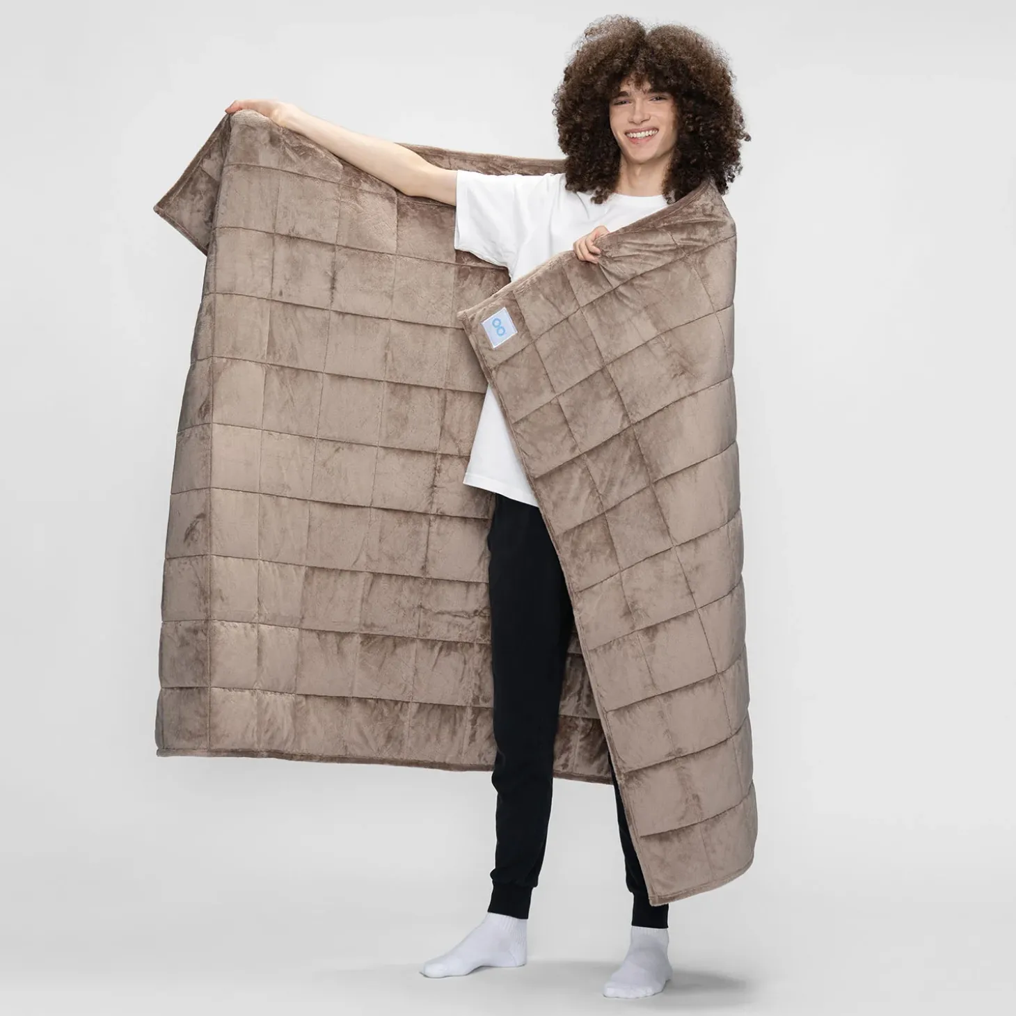 Tan Weighted Blanket