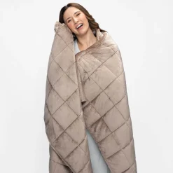 Tan Weighted Blanket