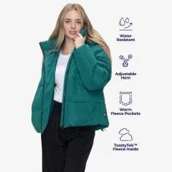 Teal Puffer Jacket